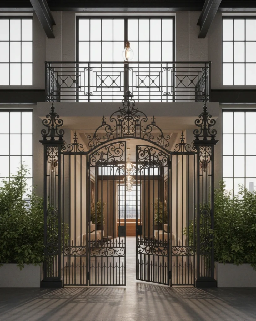 Ferforje bahçe kapısı