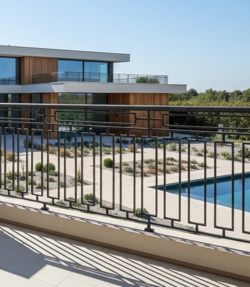 ferforje bahçe korkuluk modelleri