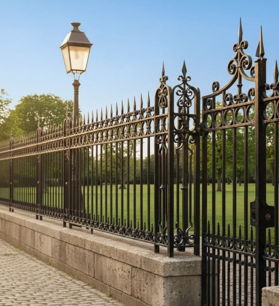 ferforje bahçe korkuluğu