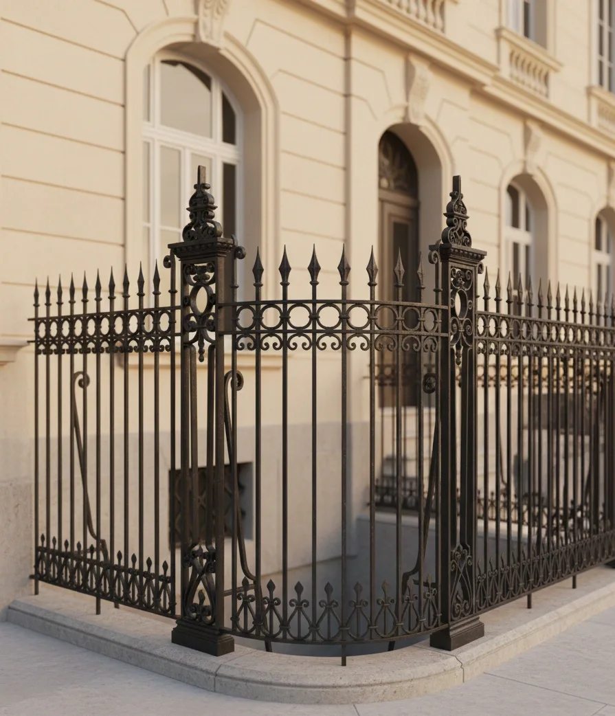 Ferforje Bahçe Korkuluğu