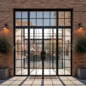 modern profil demir bina kapısı