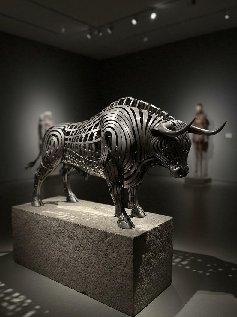 savfer metal heykel ve objeler