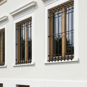 modern minimalist ferforje pencere korkuluğu