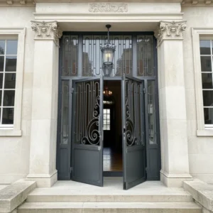 ferforje bina kapısı modelleri