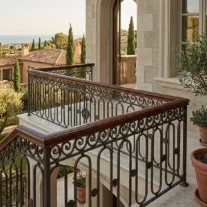 ferforje merdiven korkuluğu